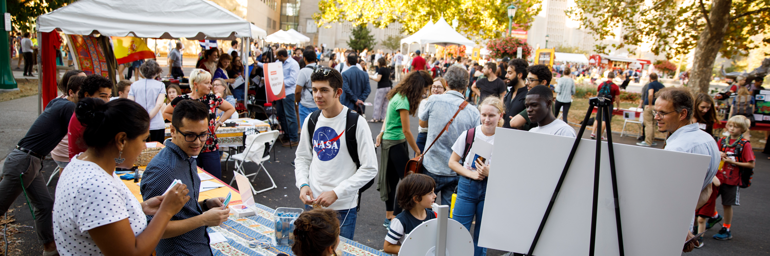 Students at First Thursdays